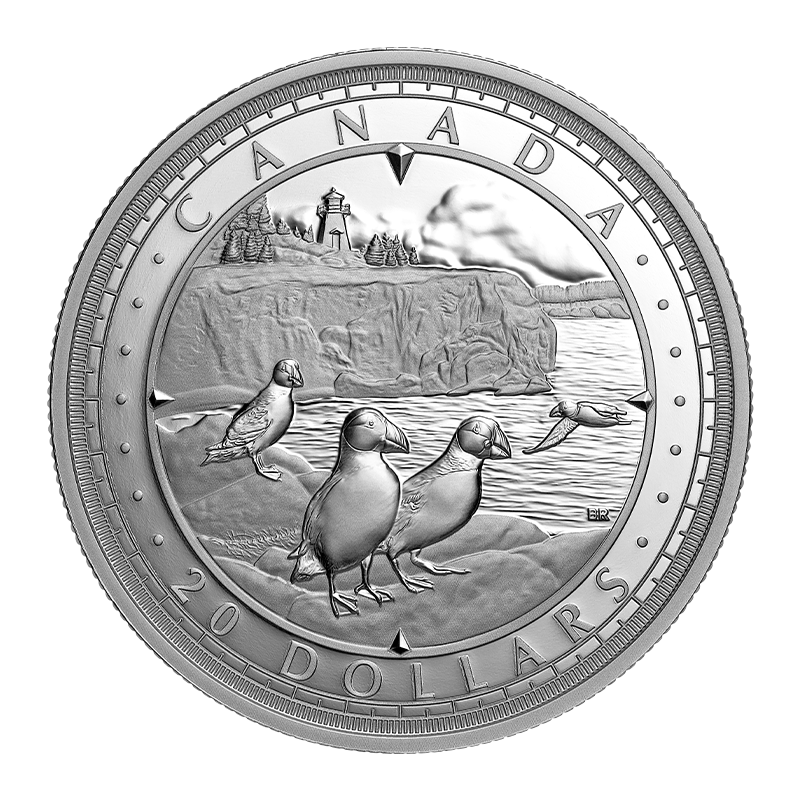 Image for 1 oz This is Canada: Wondrous Waters - Atlantic Coast Silver Coin (2024) from TD Precious Metals